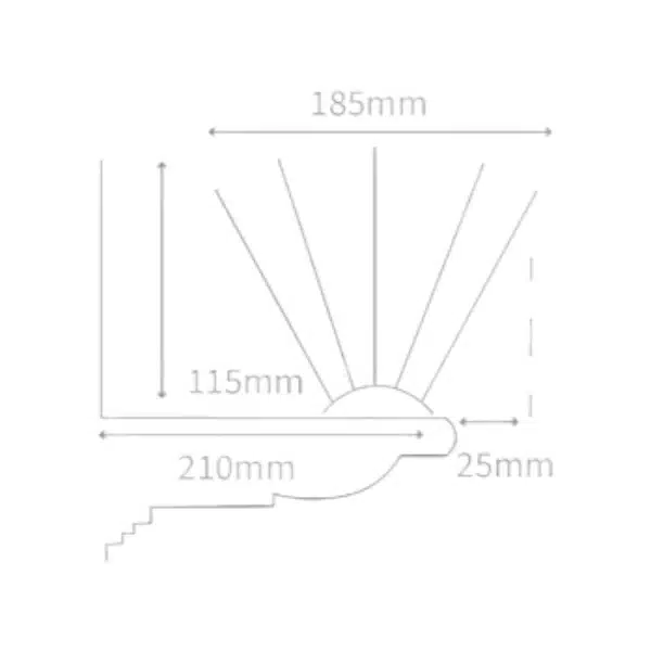 Rozsdamentes acél madárriasztó tüske SW5 | 50cm Profi